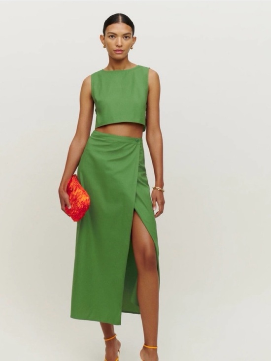 Reformation Dresses & Skirts - Reformation Green Mylie Two Piece Set